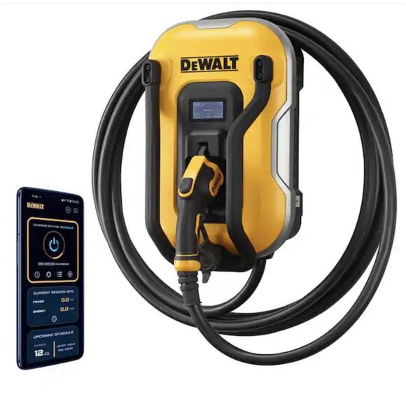 DeWALT Other - Dewalt Level-2 Wall Mounted Electric Vehicle EV Charger up to 48 Amps NIB